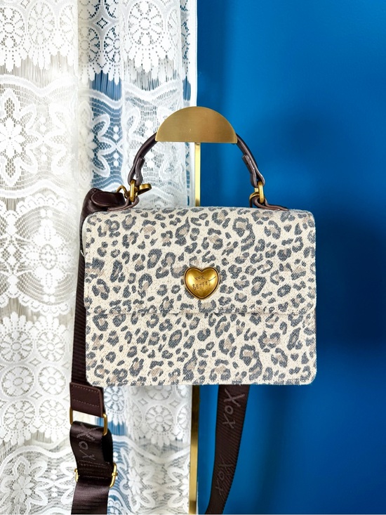 Betsey Johnson Handbags - Betsy Johnson Leopard Print Crossbody Satchel 6 in H x 8 in L